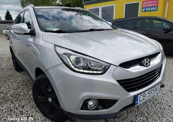 Hyundai ix35 cena 47400 przebieg: 168000, rok produkcji 2014 z Węgorzewo małe 67